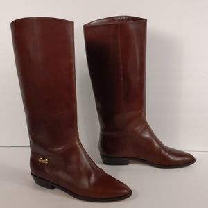 Etienne Aigner Brown Riding Boots Size 6